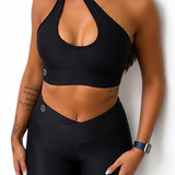 Legging compressão cos cruzado + top 3 em 1