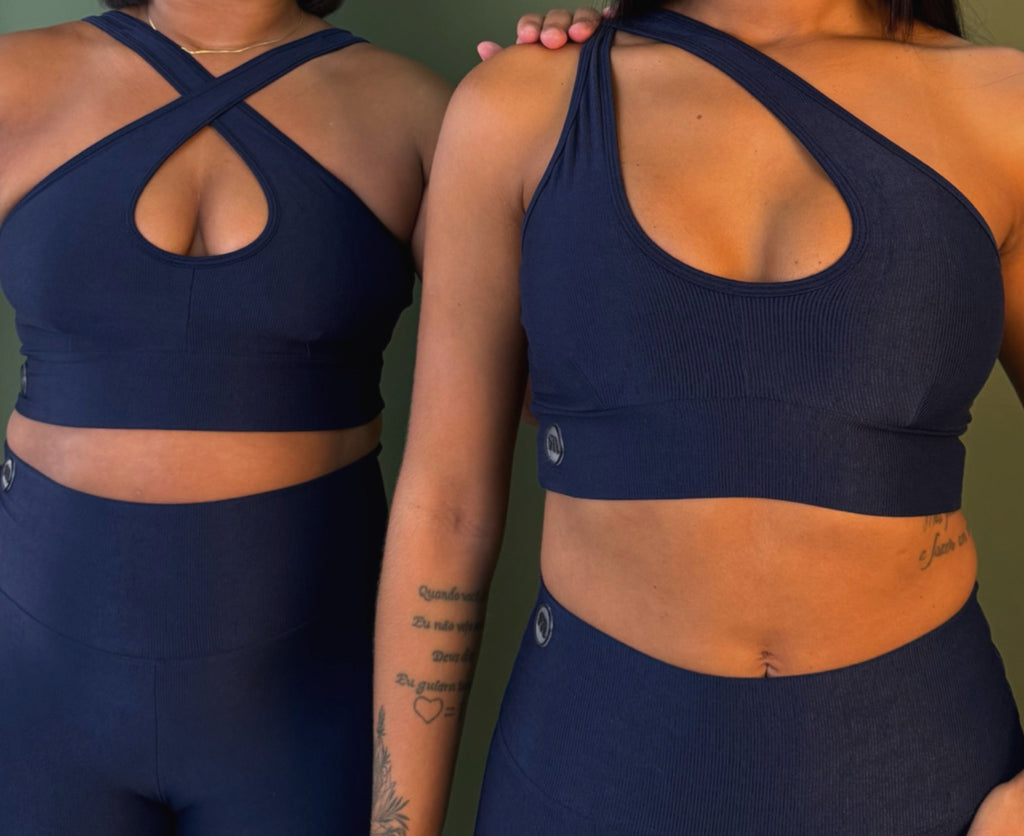 Legging compressão + top 3 em 1