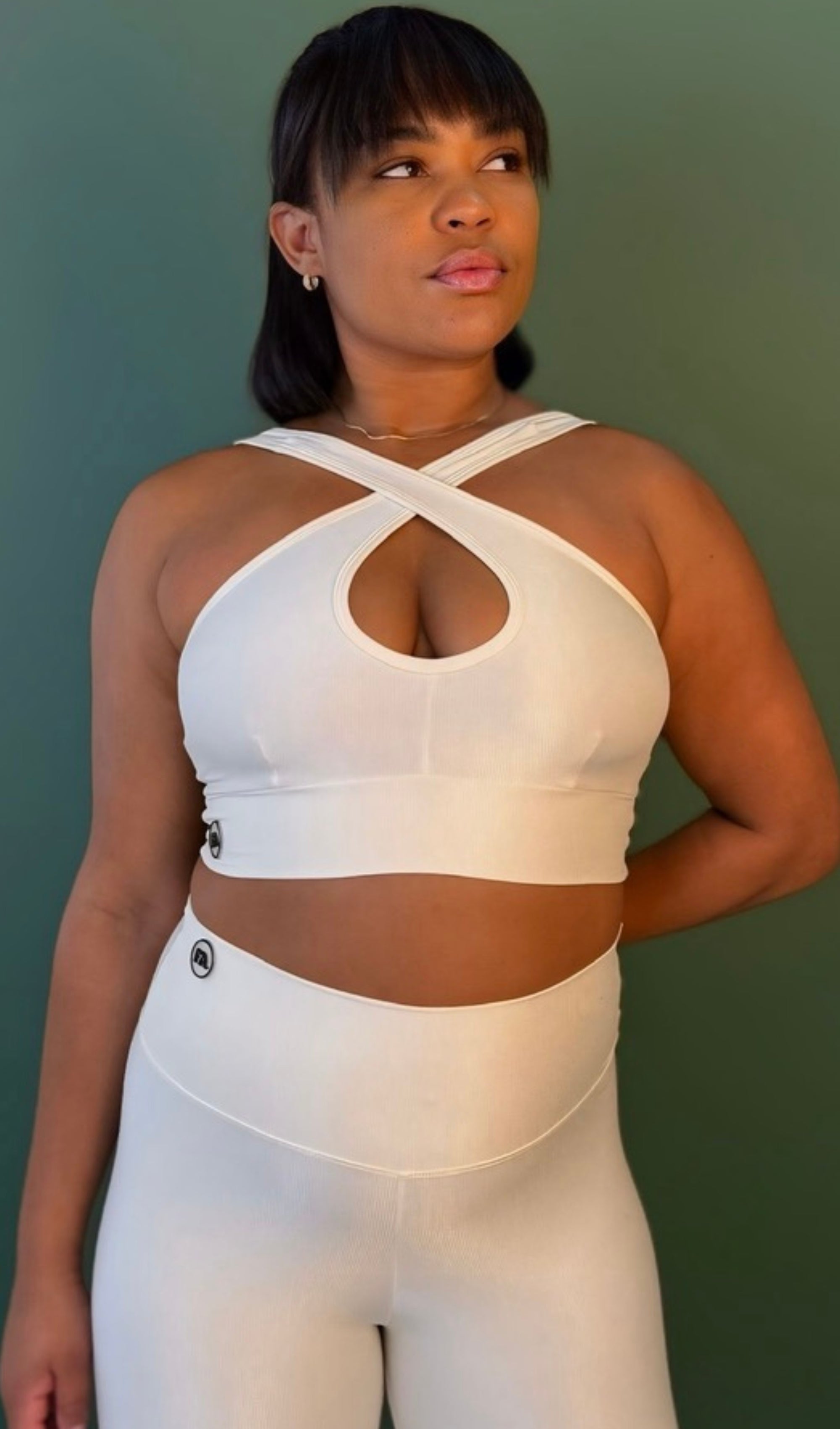 Legging compressão + top 3 em 1
