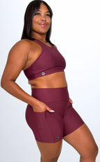 Conjunto de bermuda com bolso + top Aline